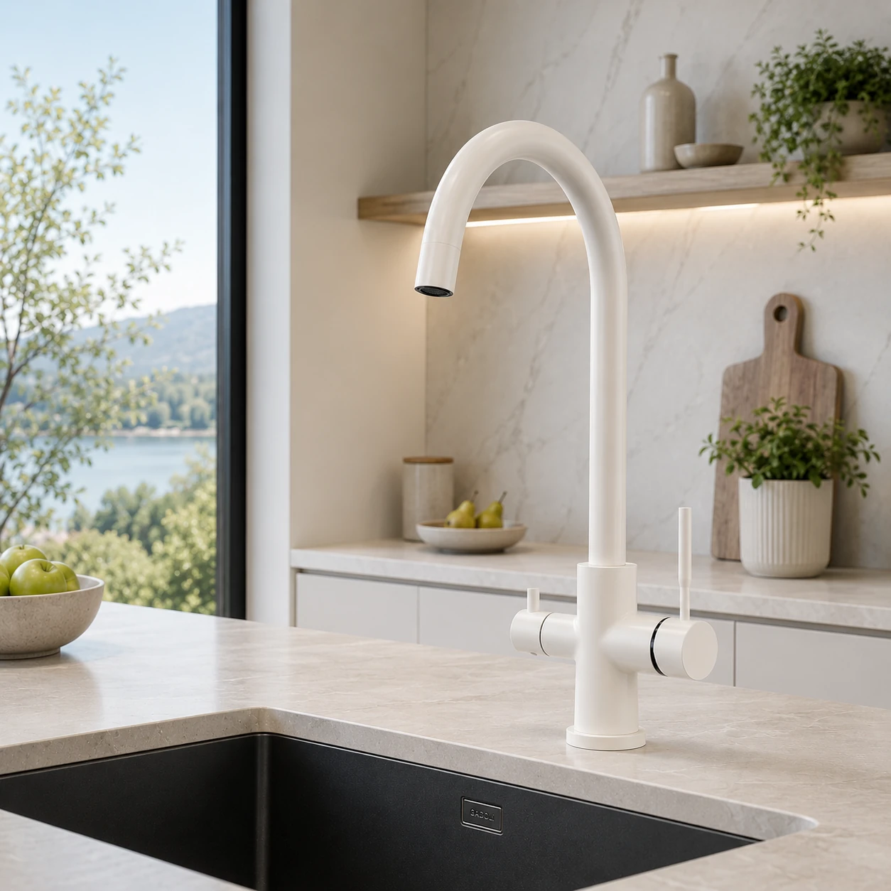 Grifo Cisne White para ósmosis inversa