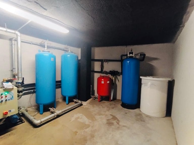 Instalación de un descalcificador comunitario en Arcosur