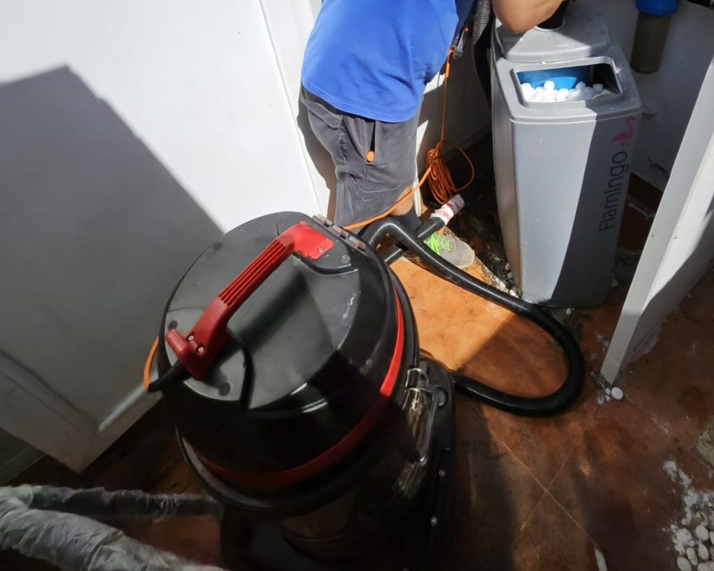 resinas del descalcificador