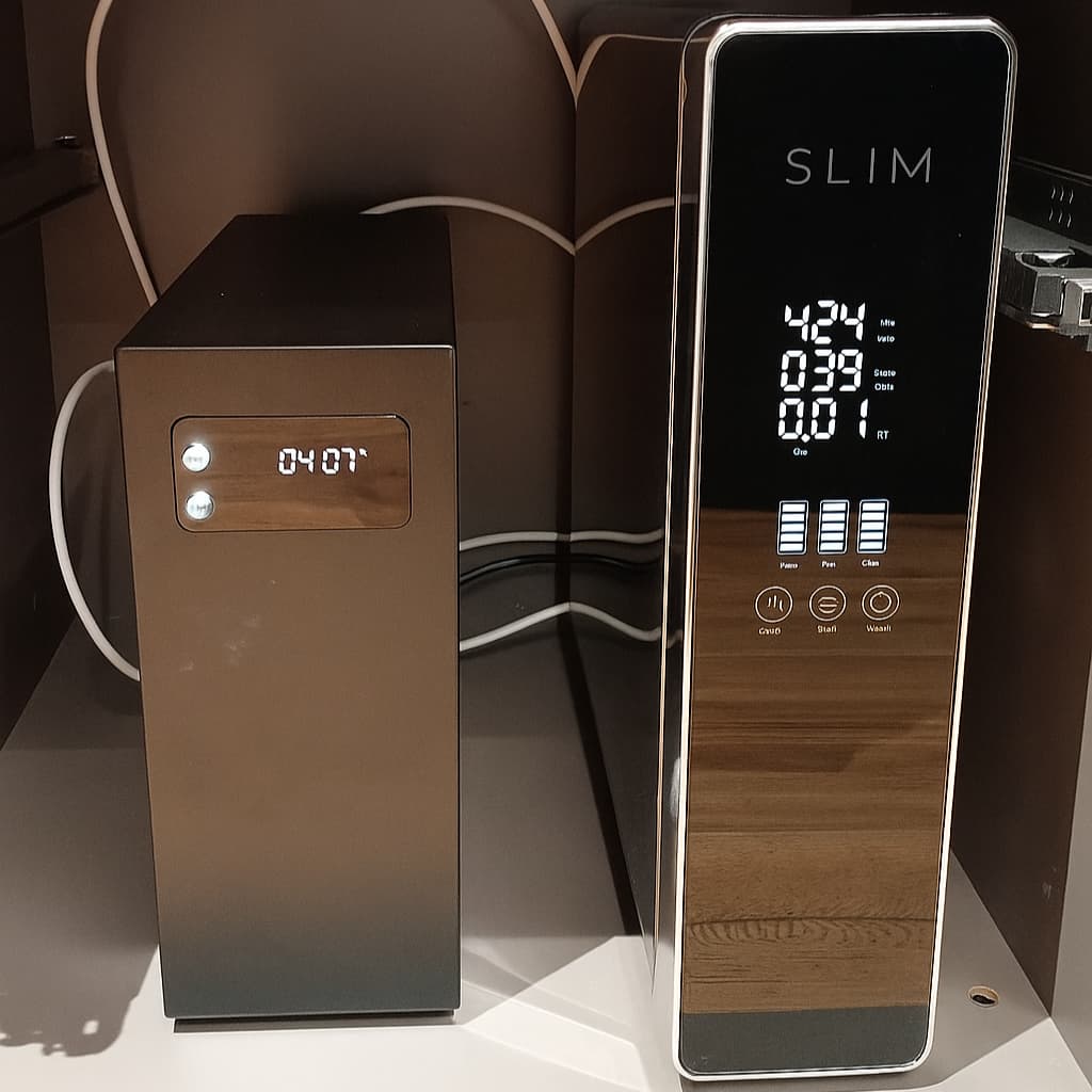 Instalación de equipo de ósmosis inversa con enfriador Icebox