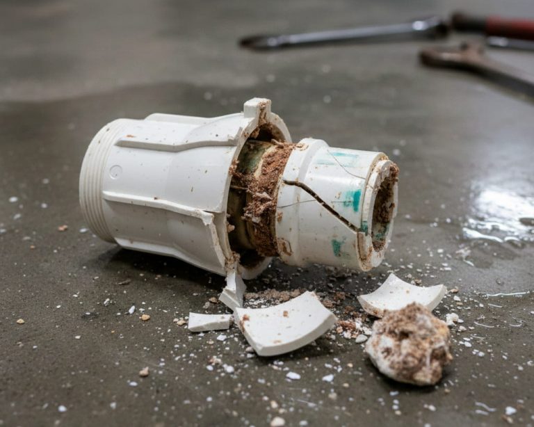 Rotura del tubo distribuidor en descalcificadores