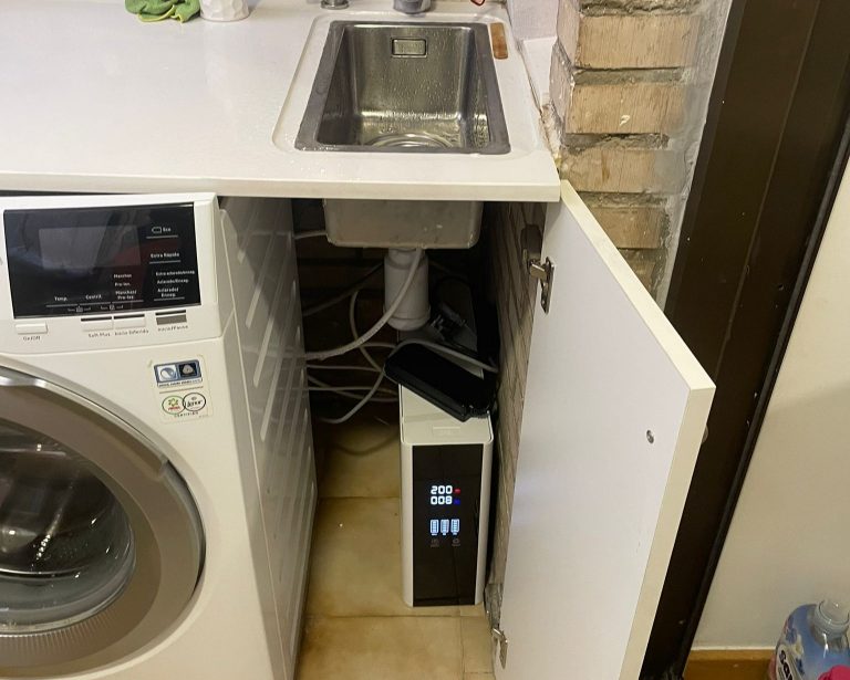 instalación de fuente de agua senna en una vivienda Huesca