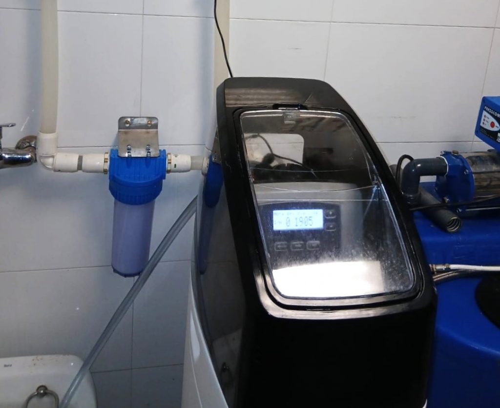 instalación descalcificador centro preescolar